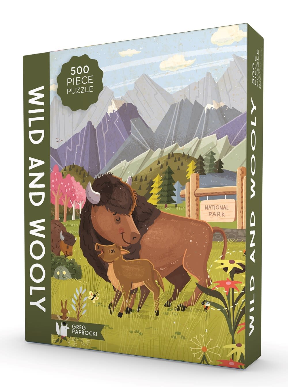 WILD AND WOOLY 500 PC PUZZLE*