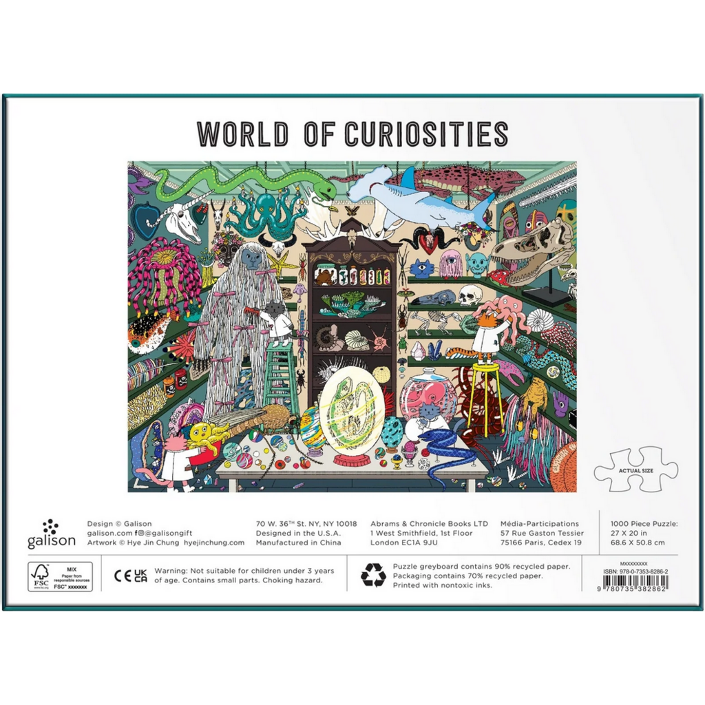 GALISON WORLD OF CURIOSITIES 1000 PC PUZZLE