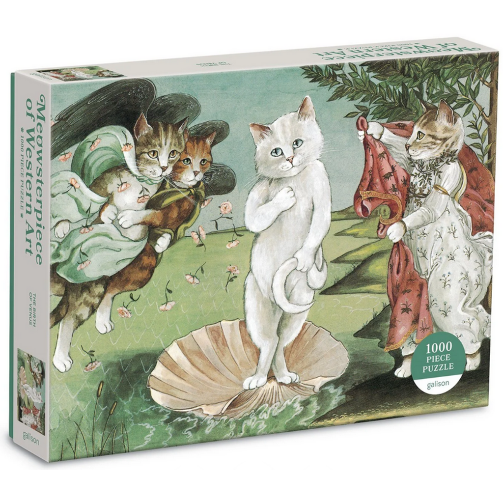 GALISON BIRTH OF VENUS MEOWSTERPIECE 1000 PC PUZZLE