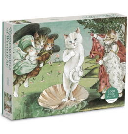 GALISON BIRTH OF VENUS MEOWSTERPIECE 1000 PC PUZZLE