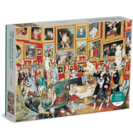 GALISON TRIBUNA OF UFFIZI MEOWSTERPIECE 1500 PC PUZZLE