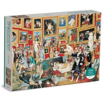 GALISON TRIBUNA OF UFFIZI MEOWSTERPIECE 1500 PC PUZZLE