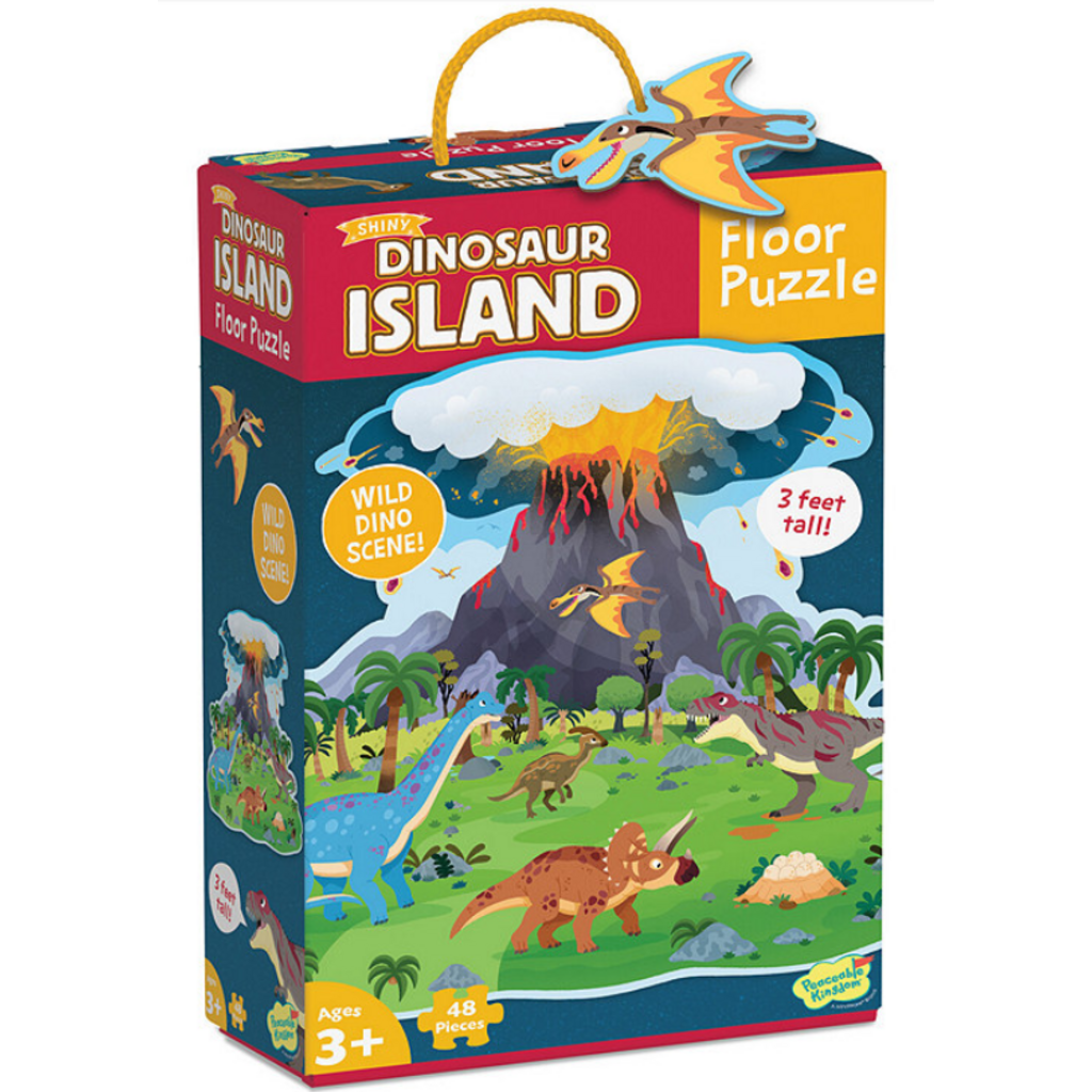MW WHOLESALE DINOSAUR ISLAND 48 PC FLOOR PUZZLE