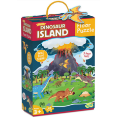 MW WHOLESALE DINOSAUR ISLAND 48 PC FLOOR PUZZLE