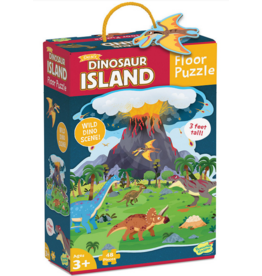 MW WHOLESALE DINOSAUR ISLAND 48 PC FLOOR PUZZLE