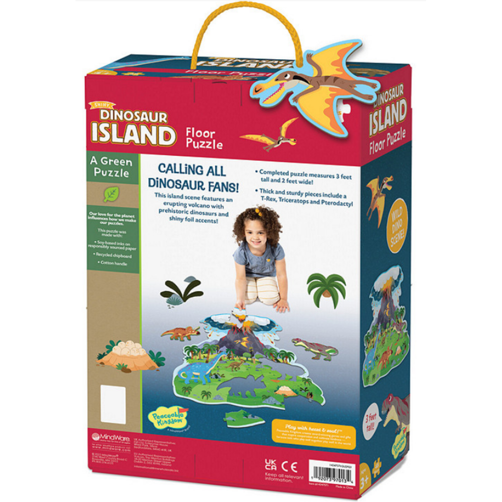 MW WHOLESALE DINOSAUR ISLAND 48 PC FLOOR PUZZLE