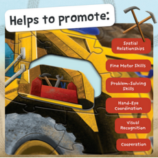 MW WHOLESALE DUMP TRUCK 51 PC FLOOR PUZZLE