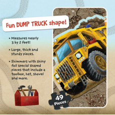 MW WHOLESALE DUMP TRUCK 51 PC FLOOR PUZZLE
