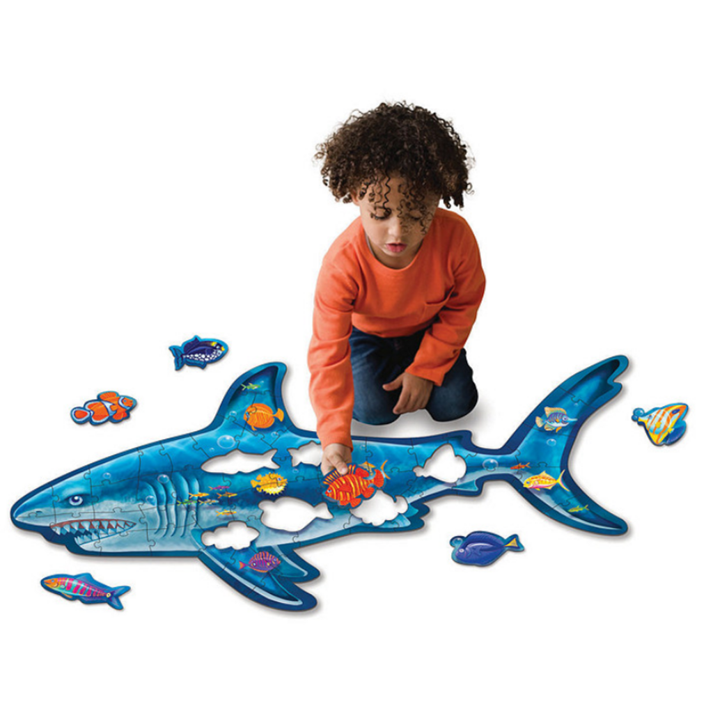 MW WHOLESALE SHARK  53 PC FLOOR PUZZLE
