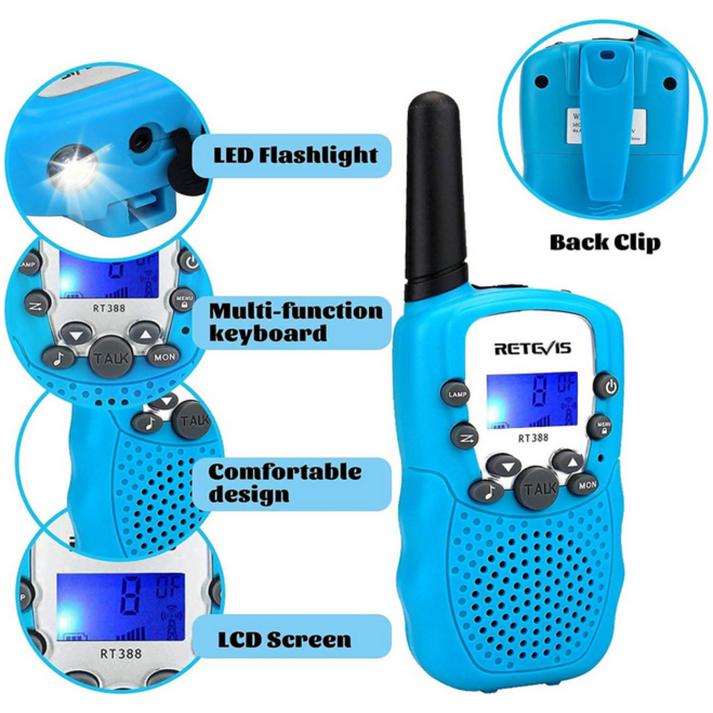 RETEVIS WALKIE TALKIES  SKY BLUE*