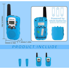 RETEVIS WALKIE TALKIES  SKY BLUE*