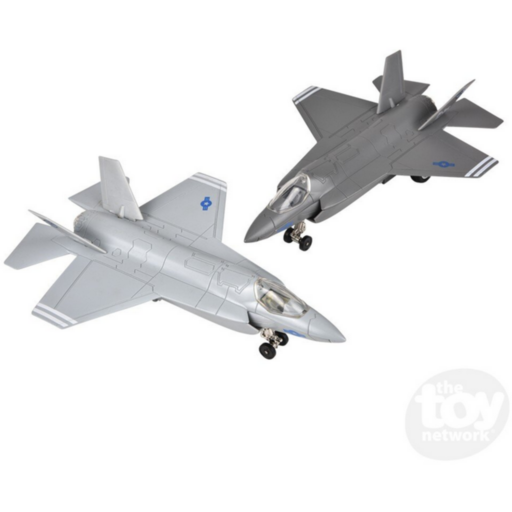 THE TOY NETWORK DIECAST PULL BACK F-35 LIGHTNING II PLANE