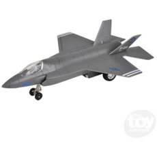 THE TOY NETWORK DIECAST PULL BACK F-35 LIGHTNING II PLANE
