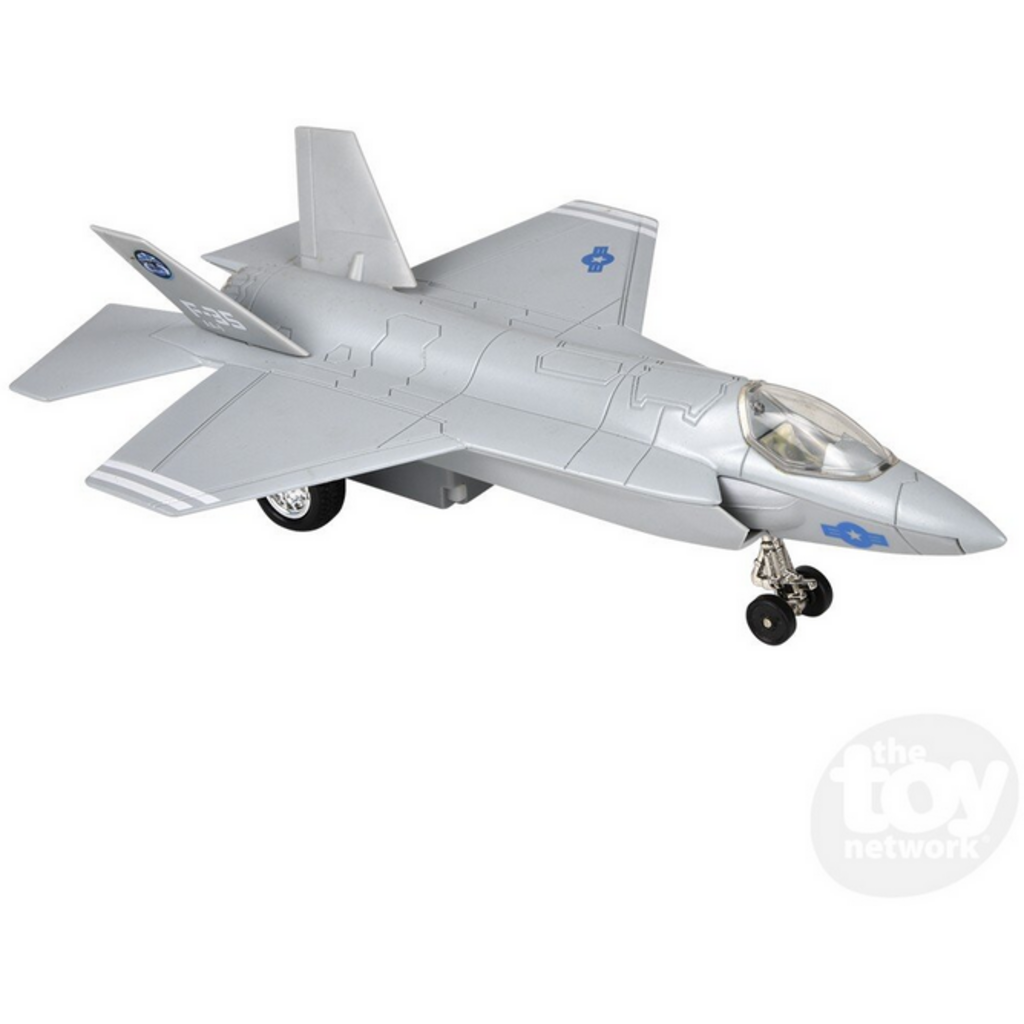 THE TOY NETWORK DIECAST PULL BACK F-35 LIGHTNING II PLANE