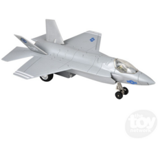 THE TOY NETWORK DIECAST PULL BACK F-35 LIGHTNING II PLANE