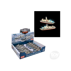 THE TOY NETWORK DIECAST PULL BACK FRIGATE W/ LIGHT & SOUND
