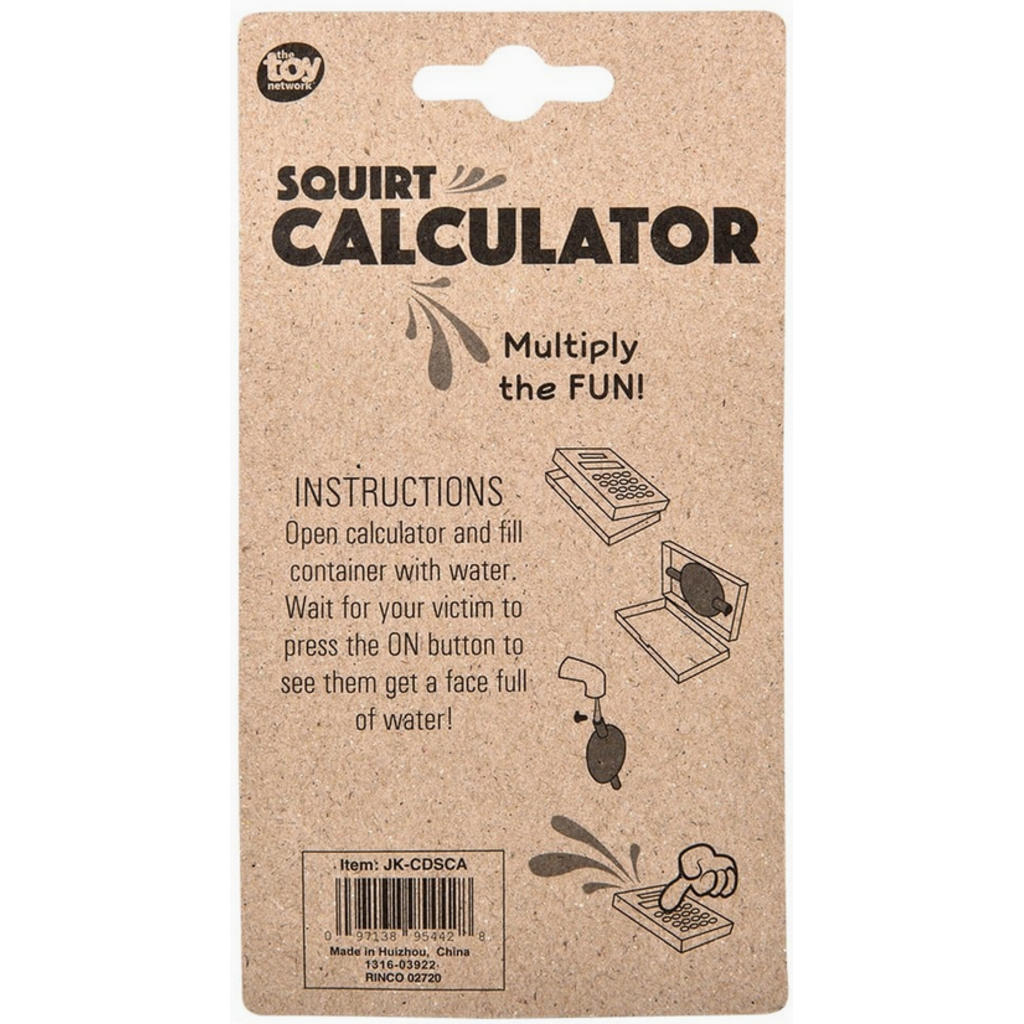 THE TOY NETWORK SQUIRT CALCULATOR