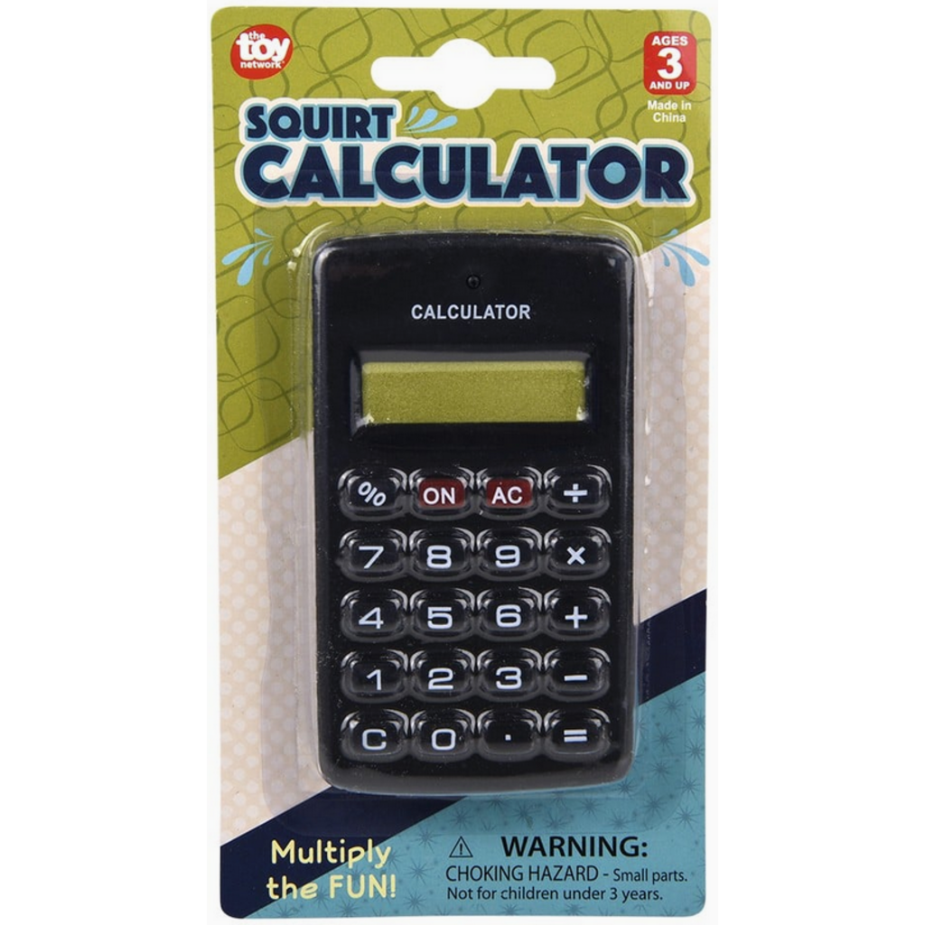 THE TOY NETWORK SQUIRT CALCULATOR