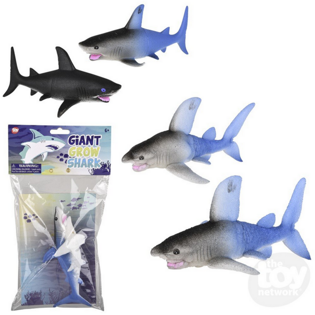 THE TOY NETWORK GIANT GROW SHARK