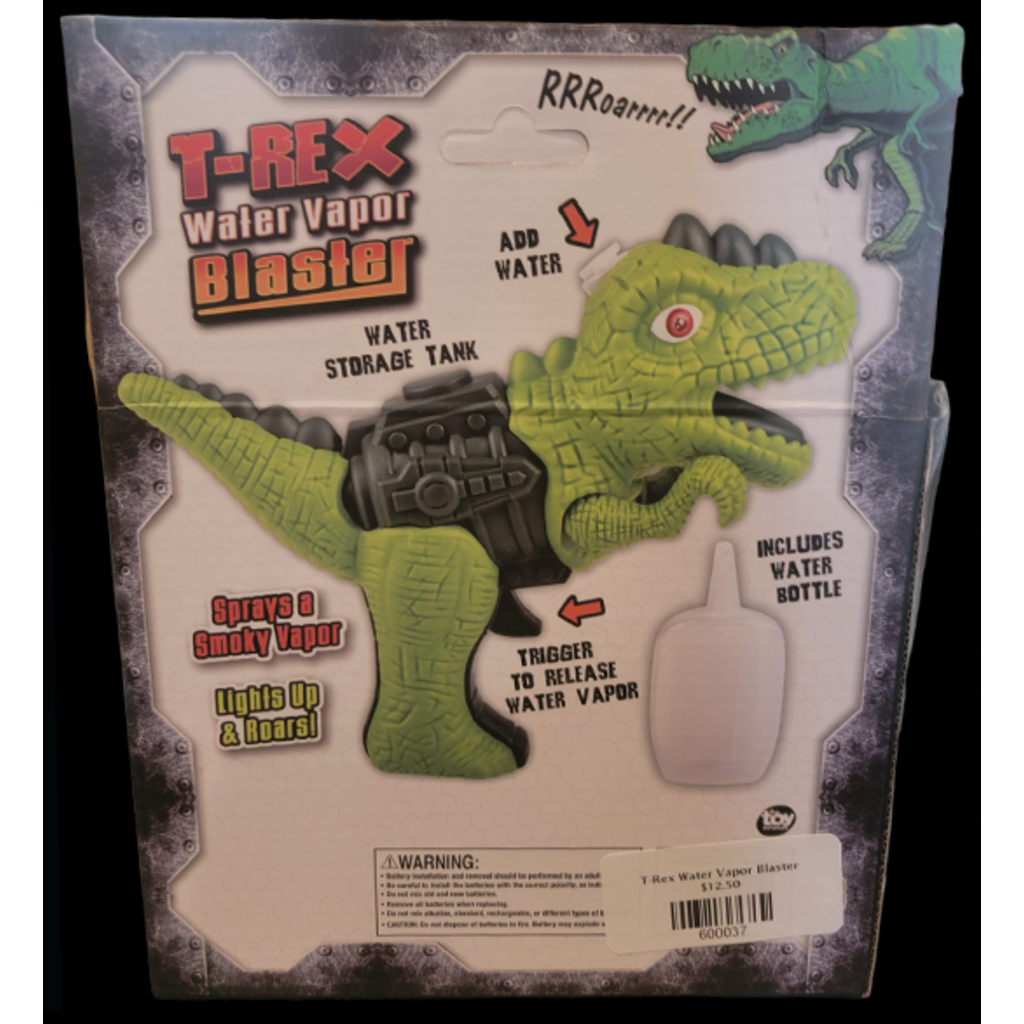 THE TOY NETWORK T-REX WATER VAPOR BLASTER