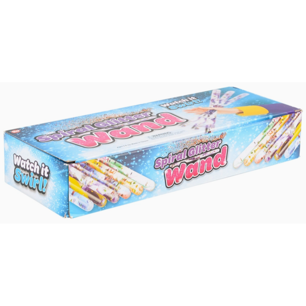 THE TOY NETWORK SPIRAL GLITTER WAND