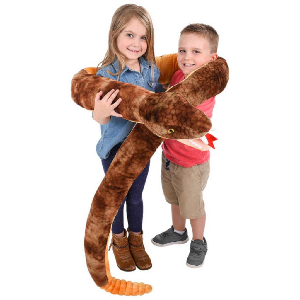 THE TOY NETWORK JUMBO BROWN RATTLESNAKE