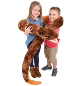 THE TOY NETWORK JUMBO BROWN RATTLESNAKE