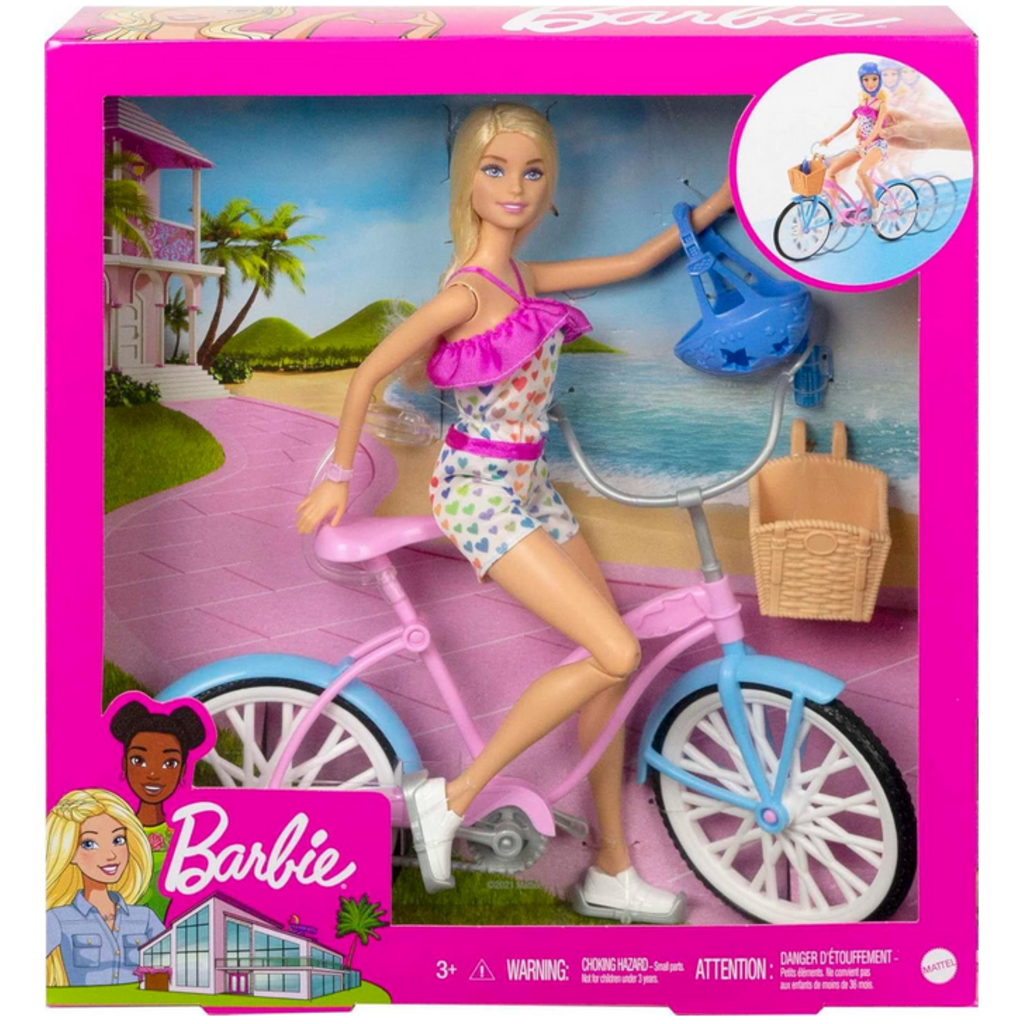 BARBIE BARBIE DOLL & BIKE