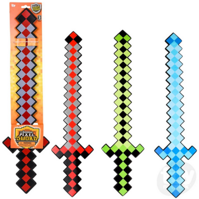 THE TOY NETWORK 24" PIXEL FOAM SWORD*