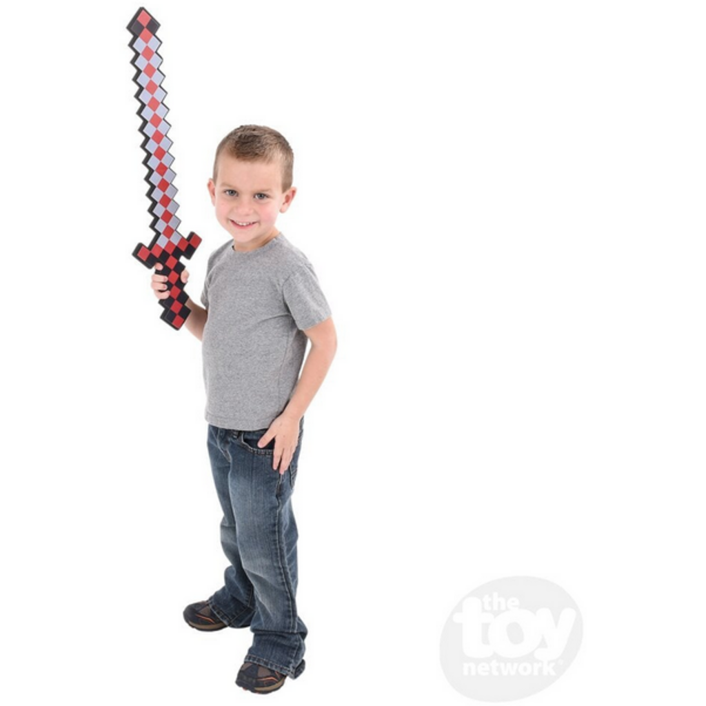 THE TOY NETWORK 24" PIXEL FOAM SWORD*