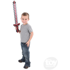 THE TOY NETWORK 24" PIXEL FOAM SWORD*
