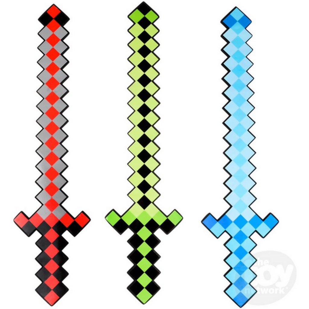 THE TOY NETWORK 24" PIXEL FOAM SWORD*