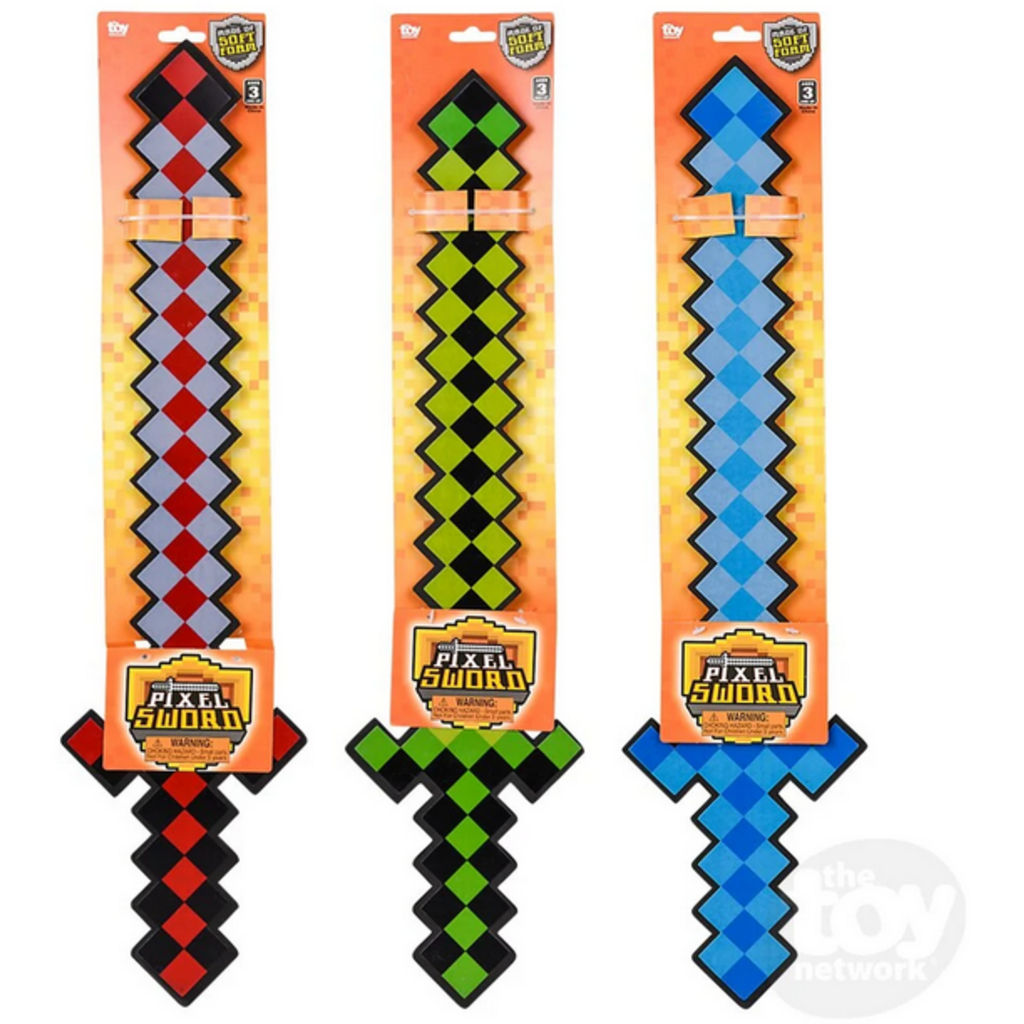 THE TOY NETWORK 24" PIXEL FOAM SWORD*