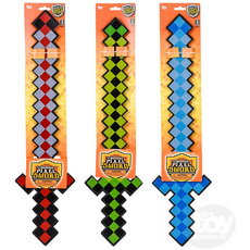 THE TOY NETWORK 24" PIXEL FOAM SWORD*