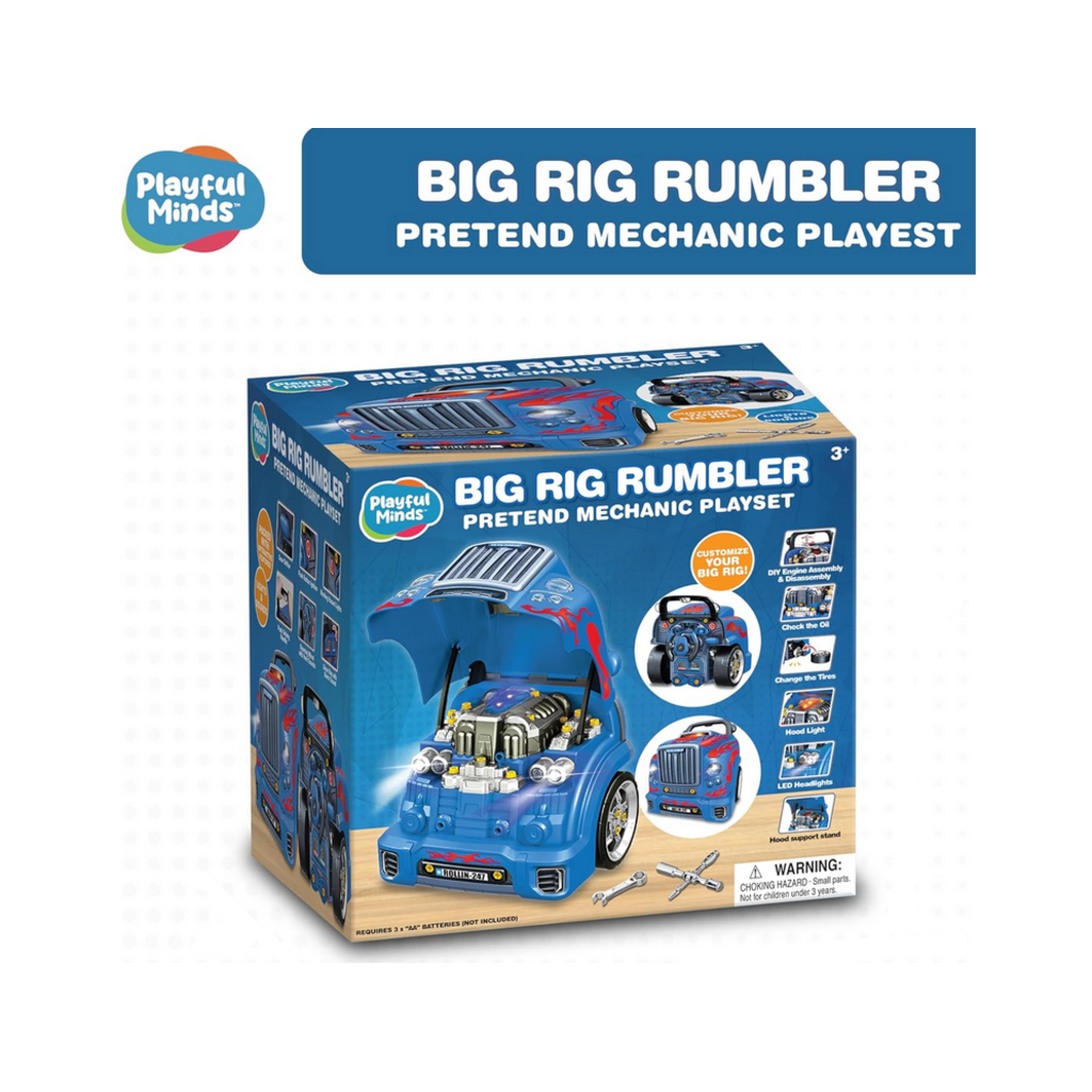 THIN AIR BRANDS BIG RIG RUMBLER PRETEND MECHANIC PLAYSET