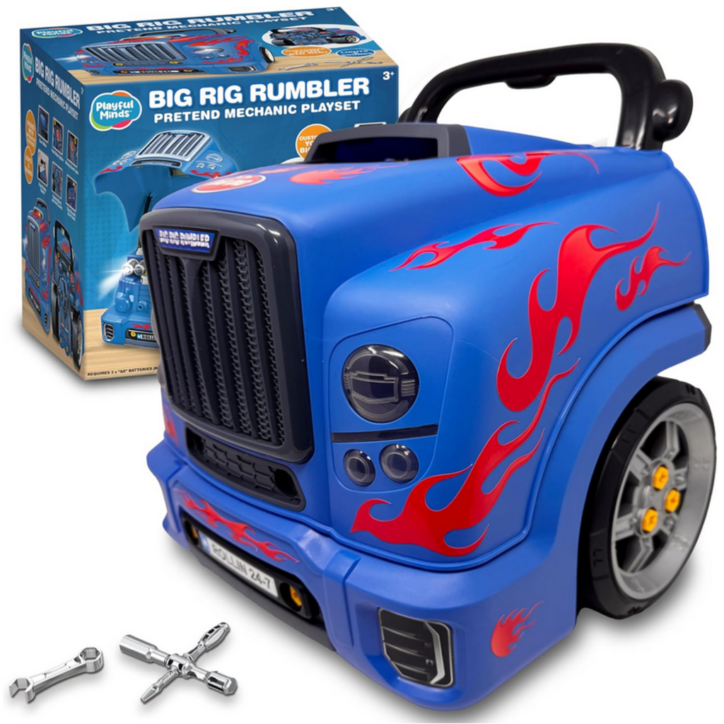 THIN AIR BRANDS BIG RIG RUMBLER PRETEND MECHANIC PLAYSET