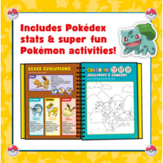 POKEMON INTERNATIONAL KLUTZ POKEMON COLOR YOUR OWN FUZZY STICKERS