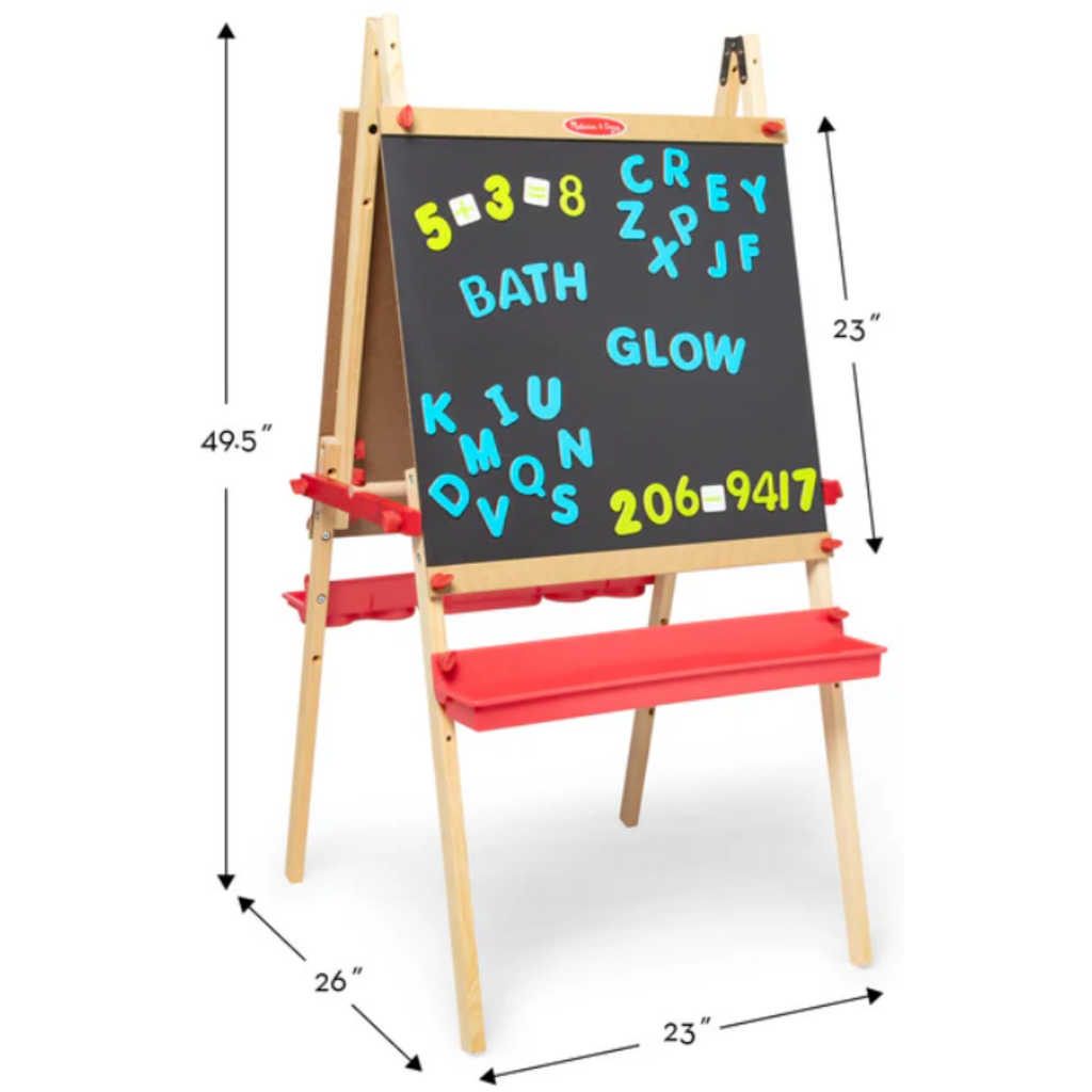 MELISSA AND DOUG DELUXE MAGNETIC STANDING ART EASEL