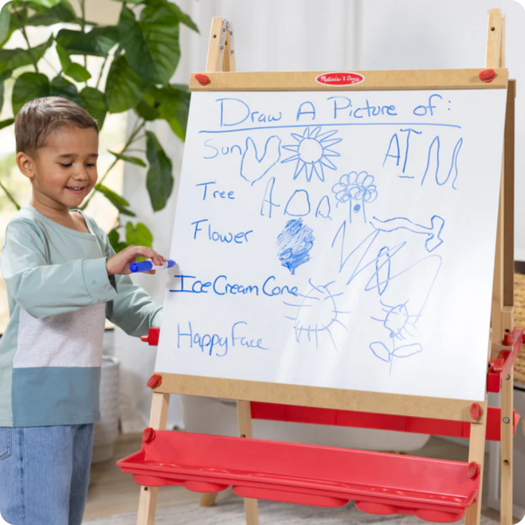 MELISSA AND DOUG DELUXE MAGNETIC STANDING ART EASEL