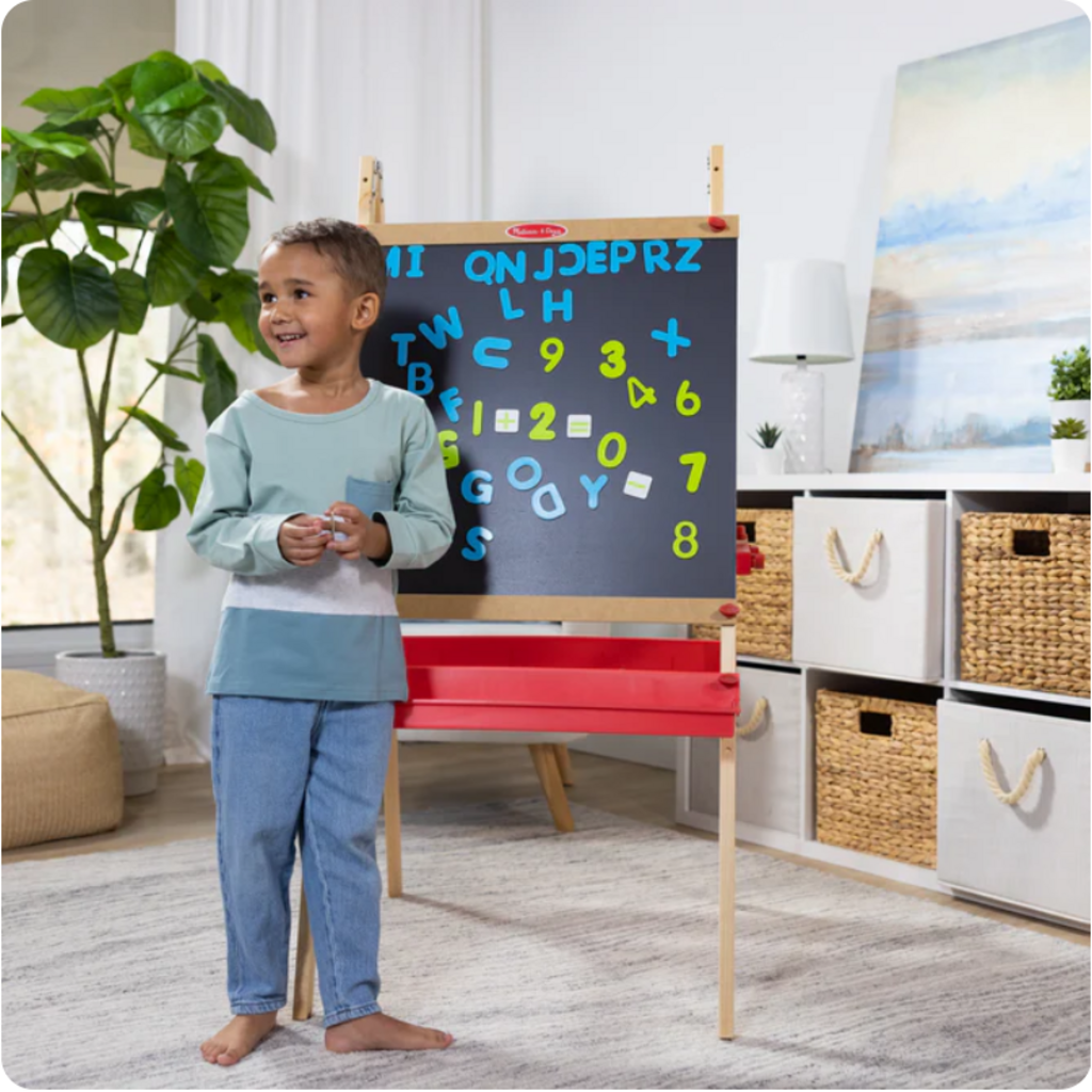 MELISSA AND DOUG DELUXE MAGNETIC STANDING ART EASEL