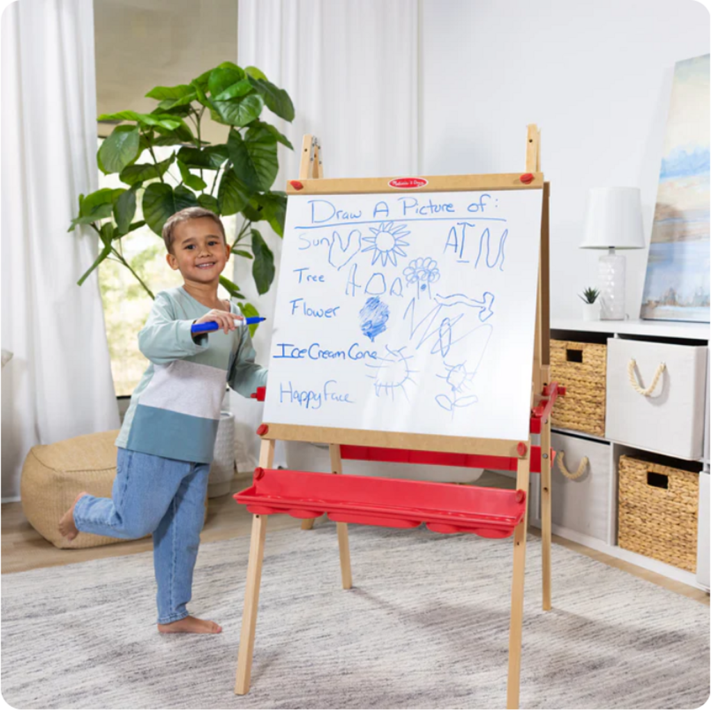 MELISSA AND DOUG DELUXE MAGNETIC STANDING ART EASEL