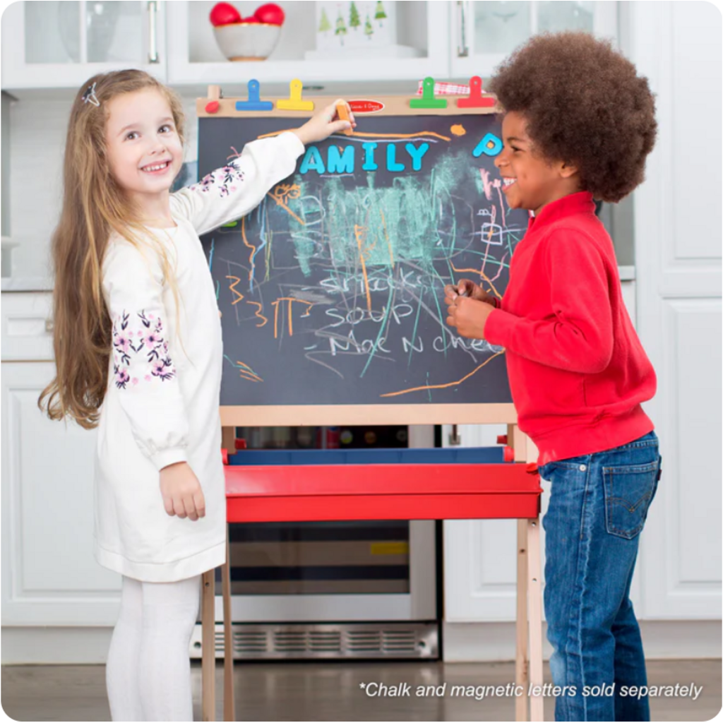 MELISSA AND DOUG DELUXE MAGNETIC STANDING ART EASEL