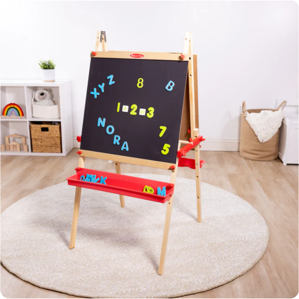 MELISSA AND DOUG DELUXE MAGNETIC STANDING ART EASEL