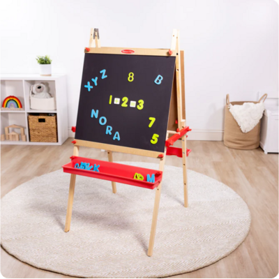 MELISSA AND DOUG DELUXE MAGNETIC STANDING ART EASEL