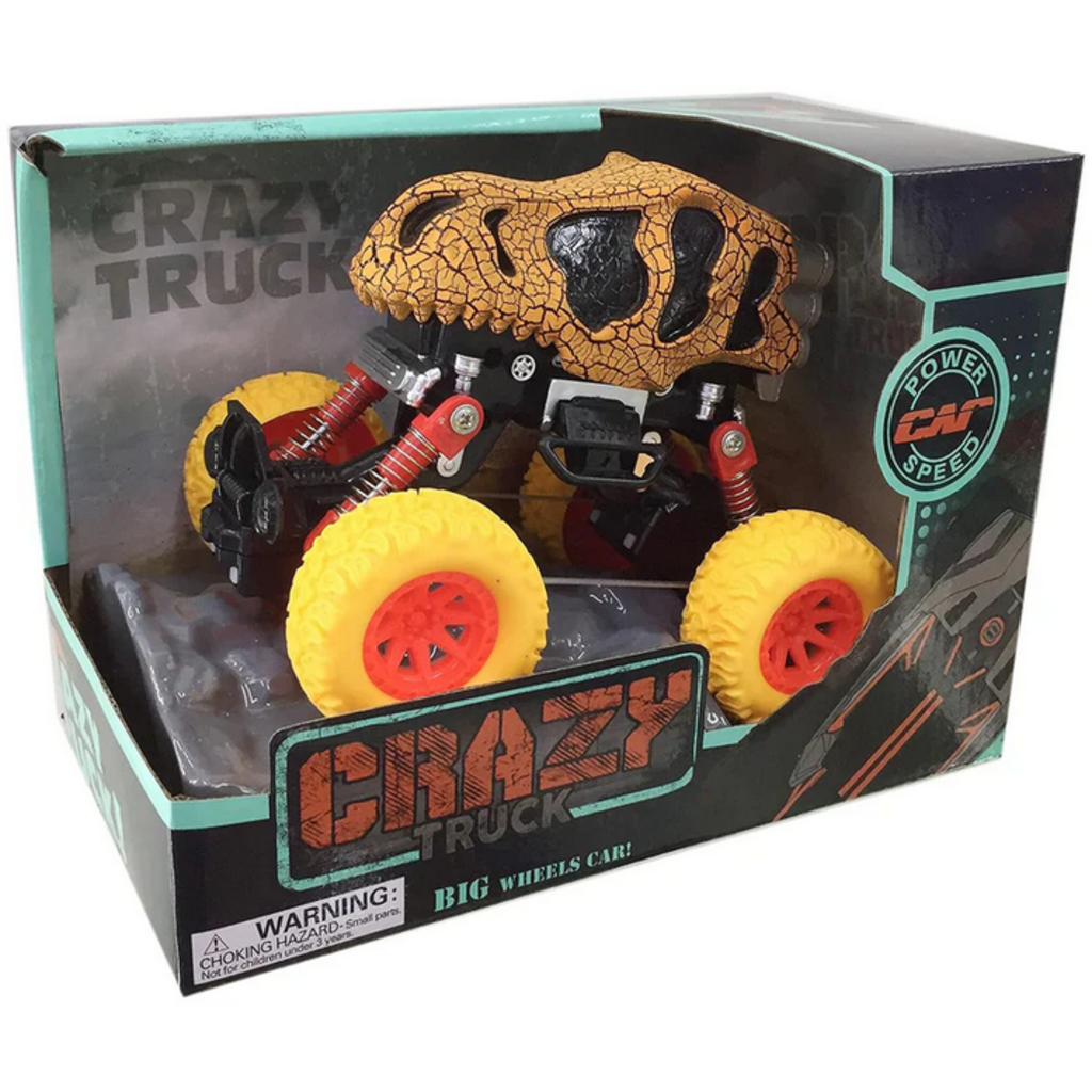 THIN AIR BRANDS CRAZY TRUCK PULL BACK DINO TRUCK