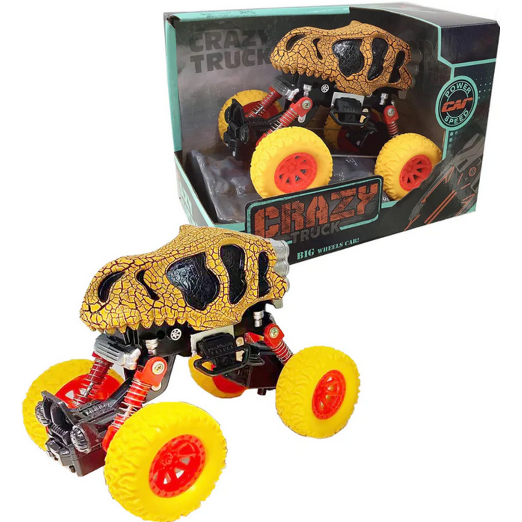 THIN AIR BRANDS CRAZY TRUCK PULL BACK DINO TRUCK