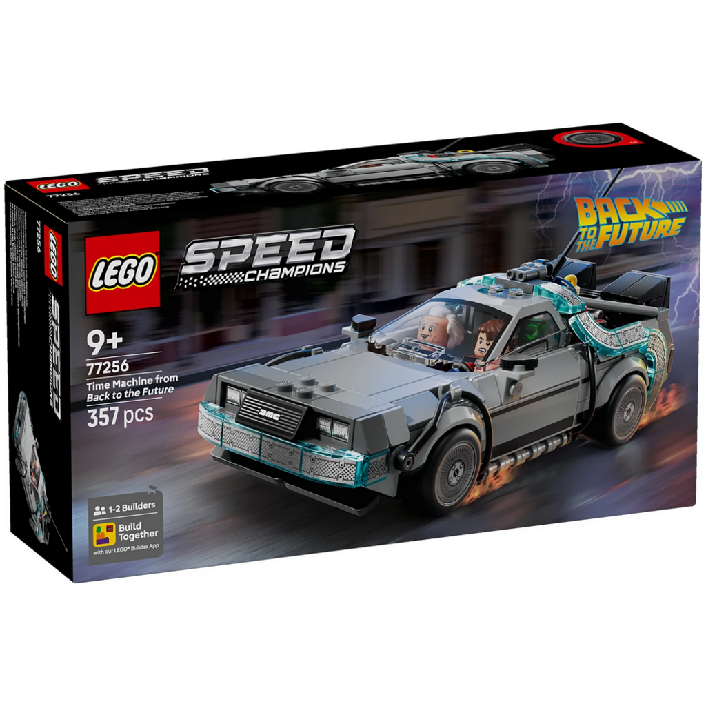 LEGO TIME MACHINE FROM BACK TO THE FUTURE