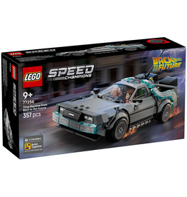 LEGO TIME MACHINE FROM BACK TO THE FUTURE