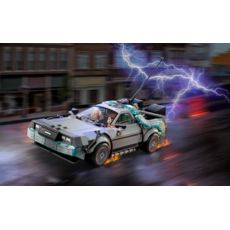 LEGO TIME MACHINE FROM BACK TO THE FUTURE