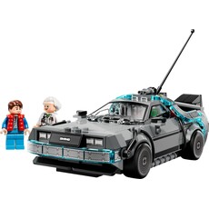 LEGO TIME MACHINE FROM BACK TO THE FUTURE